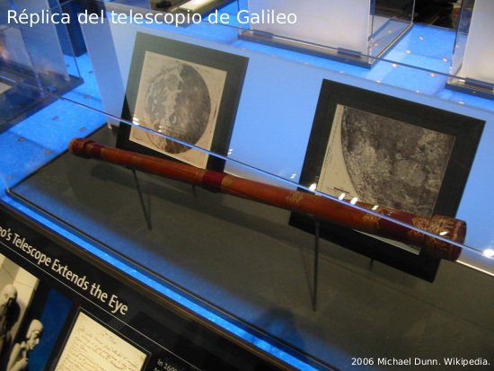 Réplica del telescopio de Galileo